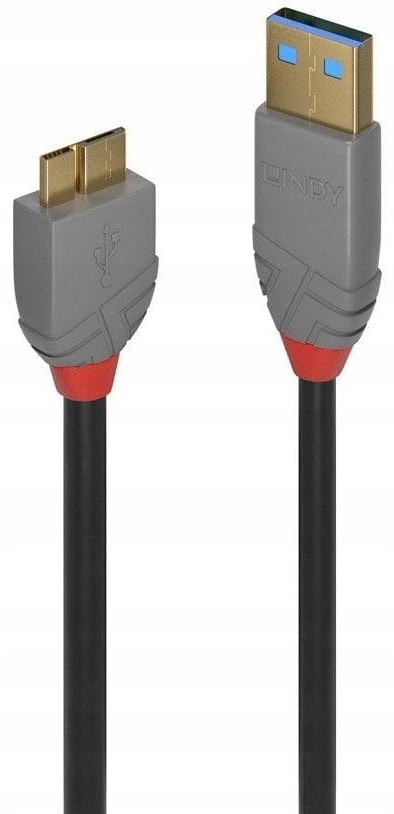 KABEL USB 3.0 A - MICRO B LINDY ANTHRA LINE 0,5M Producent inny