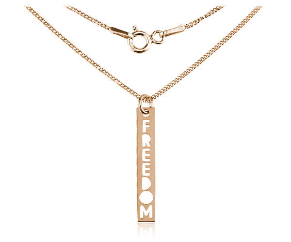 

Naszyjnik Srebro 925 Freedom Celebrytka 50CM Róż