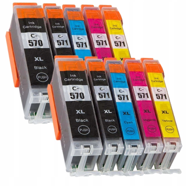 

10x Tusz do Canon MG5700 MG5750 MG5751 MG5752 5753