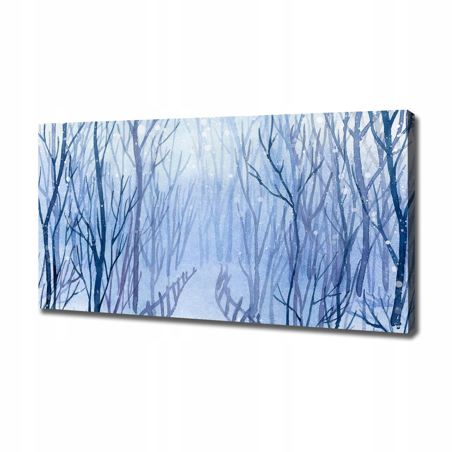 

Foto obraz canvas na ścianę Las zimą 120x60 cm