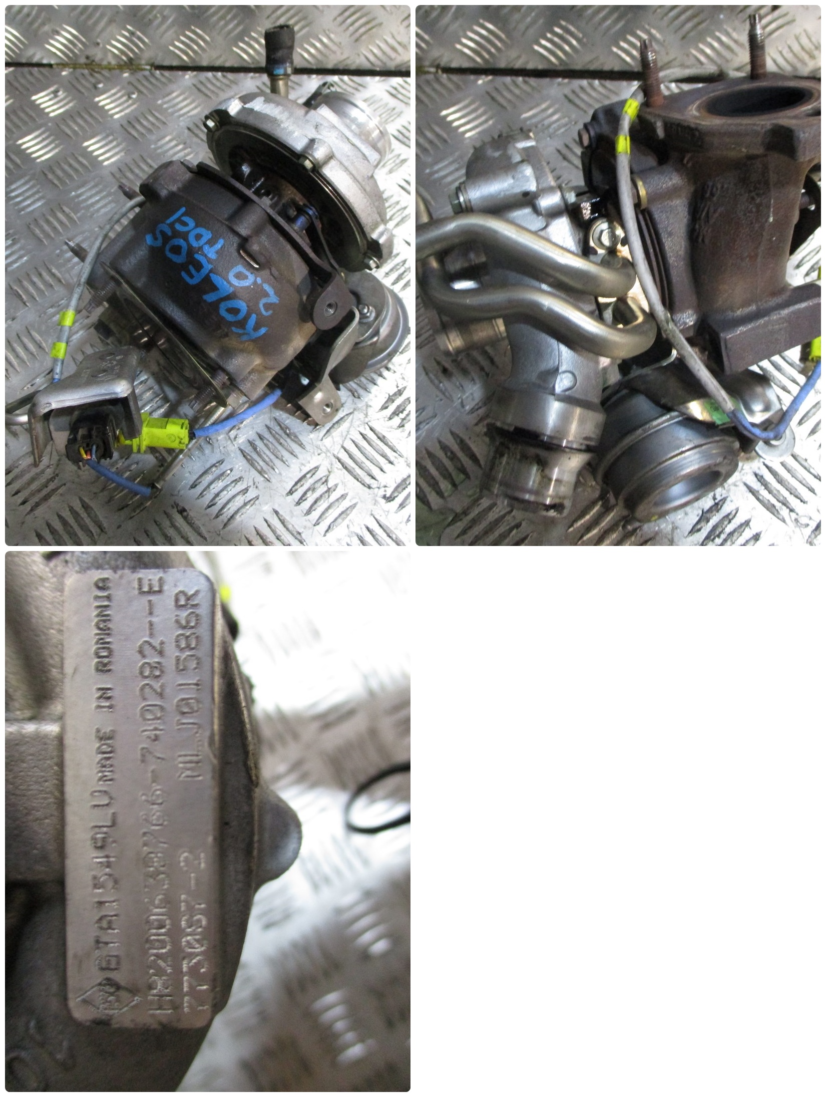 TURBO RENAULT KOLEOS 8200638766 2.0DCI