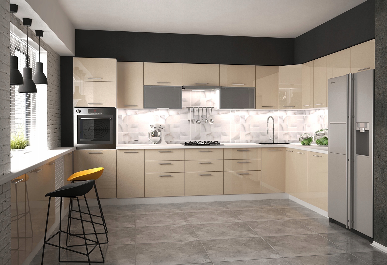 Szafka wisząca kuchenna 20 VENTO G-20/72 Biała Kolor frontów nie dotyczy