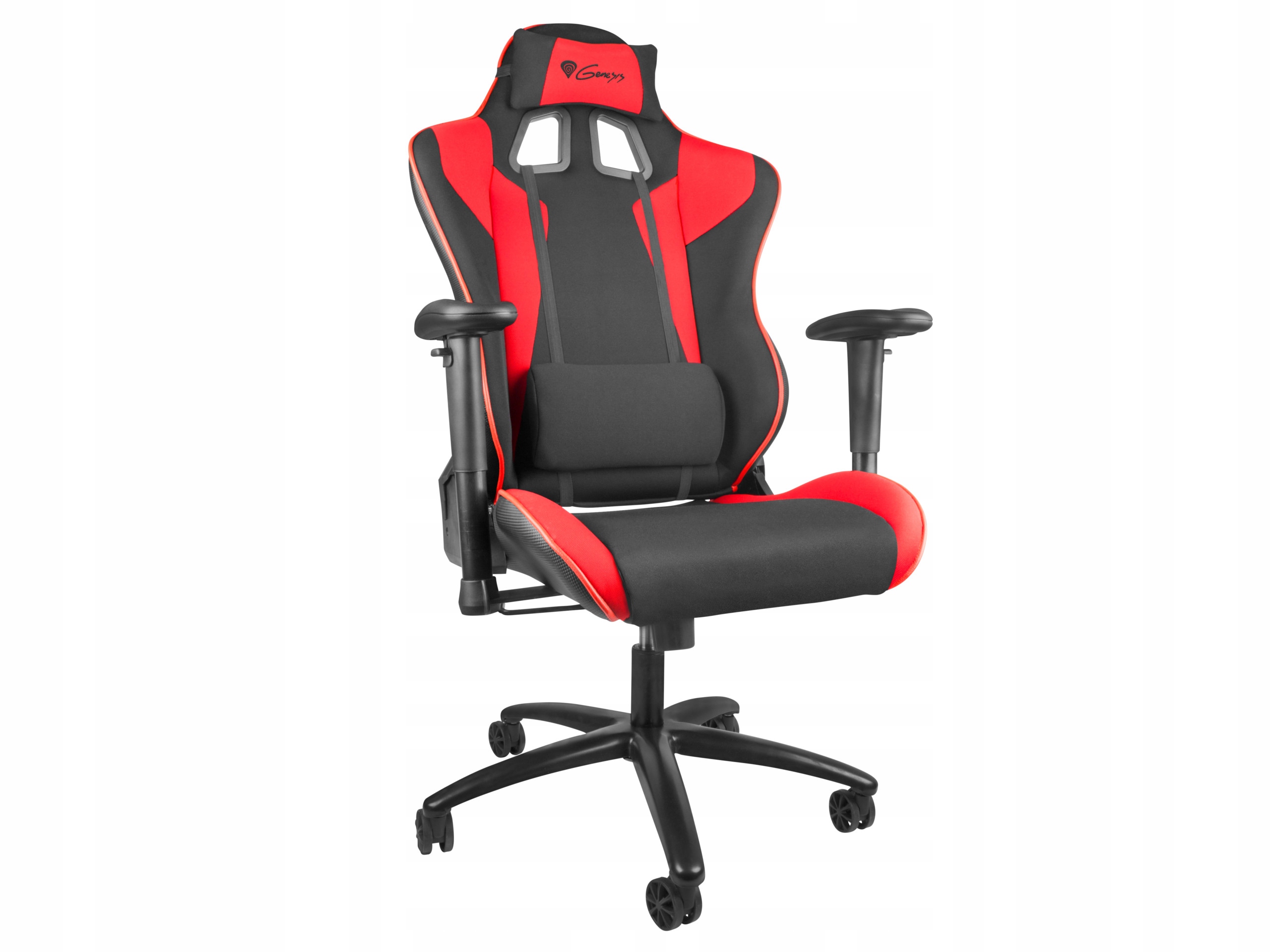 Fotel gamingowy Genesis Nitro 770 ekoskóra czarno-czerwony-Zdjęcie-0