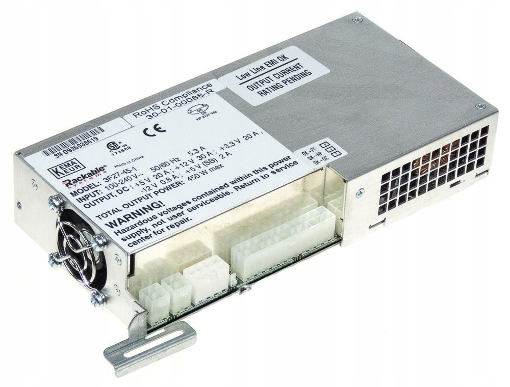 RACKABLE SYSTEMS 3F27-45-1 1U 450W 24-PIN