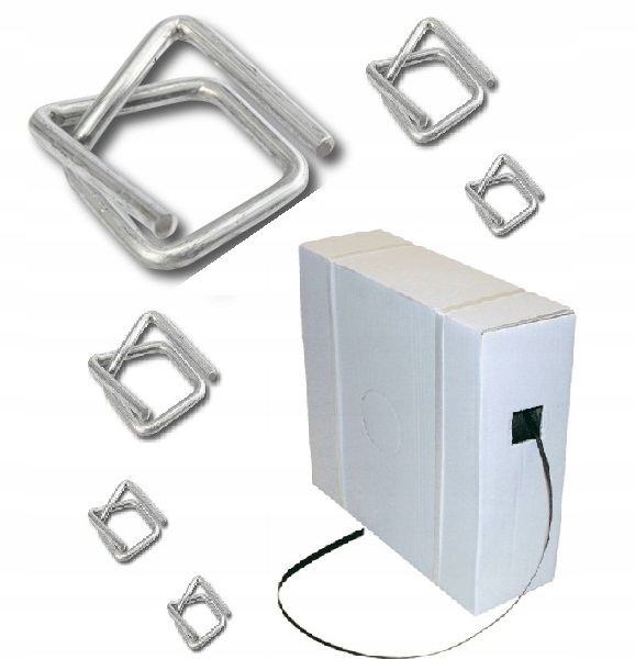 16mm Zestaw klipsy zapinki DRUTY metalowe STALOWE