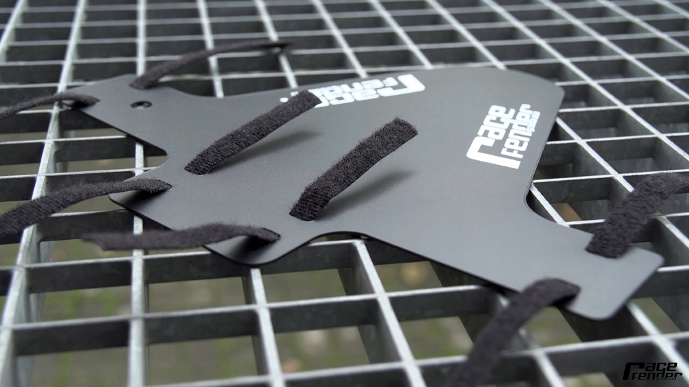 Błotnik RACE FENDER Classic Rzep - Czarny/Biały Kod producenta RF CLASSIC RZEP BLACK/WHITE