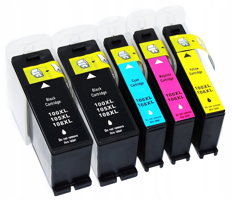 

5x Tusze Lexmark 100 Impact S300 S301 S302 S305