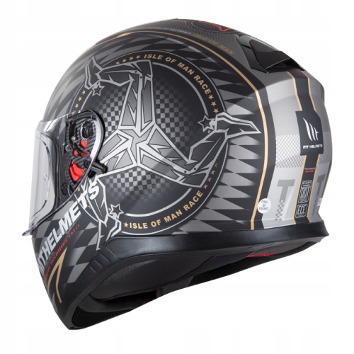 Kask MT HELMETS THUNDER 3 SV ISLE OF MAN MATT S Typ Integralne / Pełne
