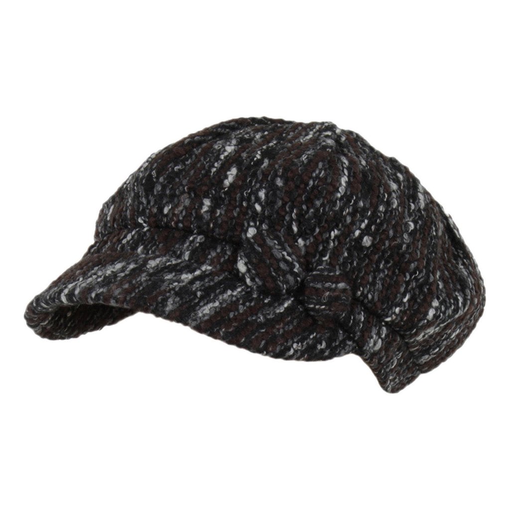 

Czapka Kaszkiet Damski Z Daszkiem K78C Cz-brązowy