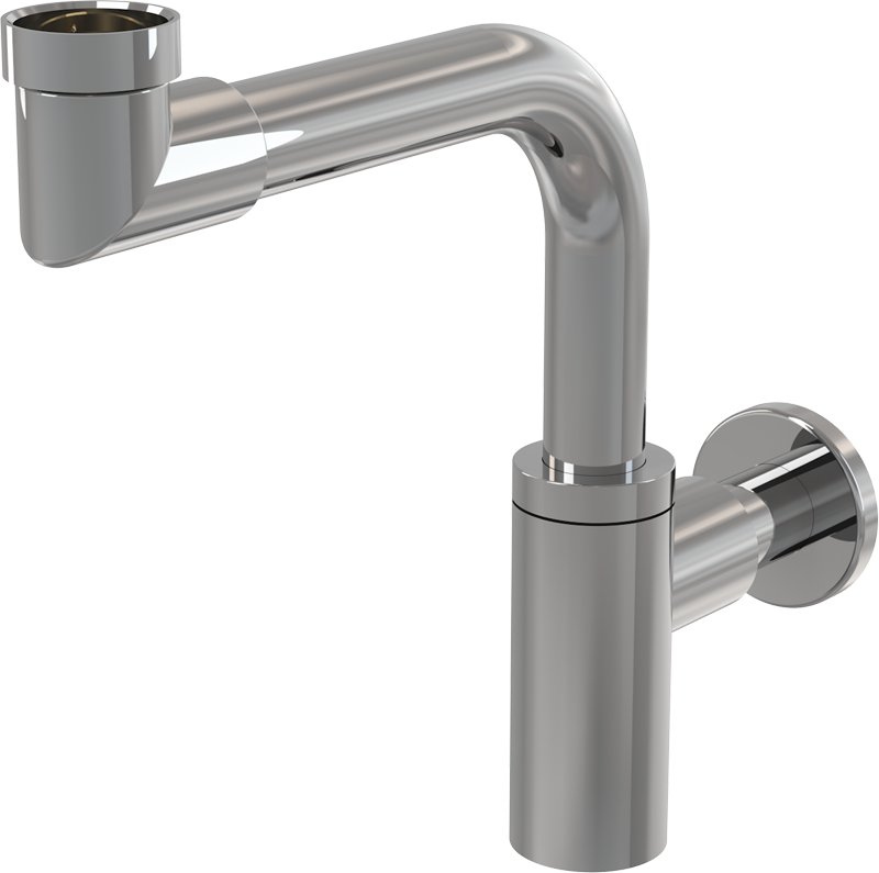 Sifón do umývadla Chróm/ovovaný Šetrí Miesto umývadla A403 AlcaPLAST