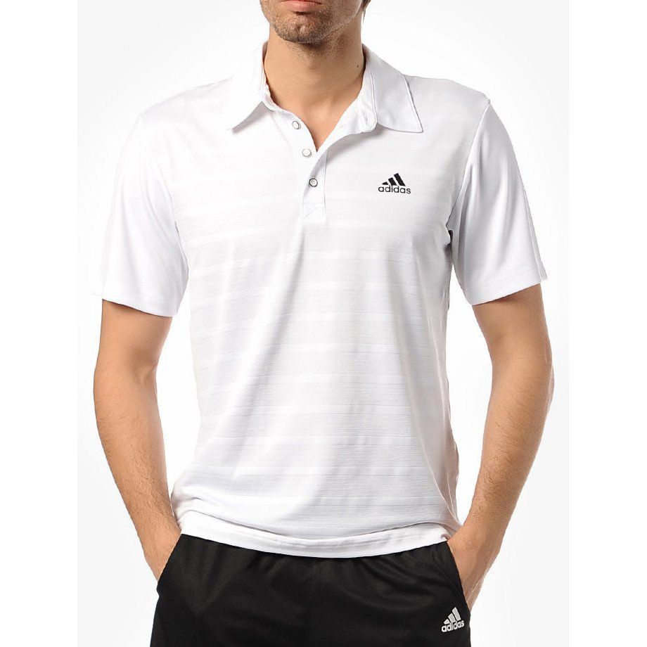 

Adidas Climalite Polo Biała Koszulka Lato S