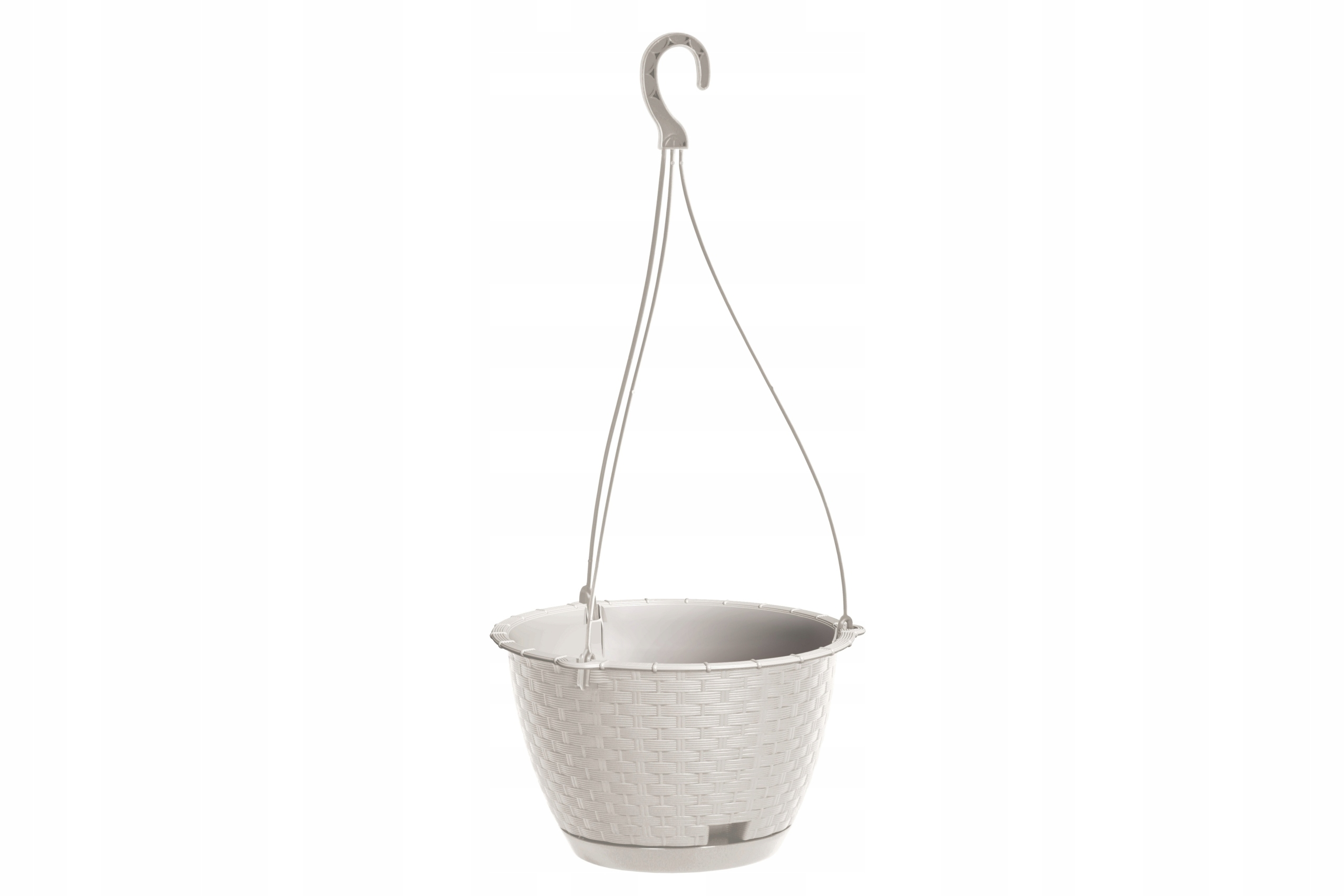 

Wisząca doniczka z podstawką Rattan 25x16cm