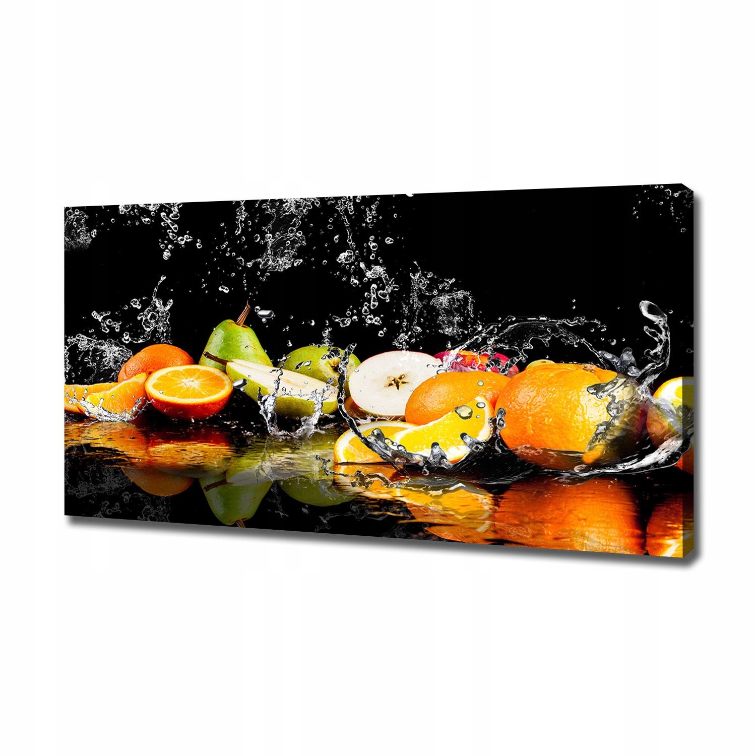 

Duży foto obraz na płótnie Owoce i woda 120x60 cm