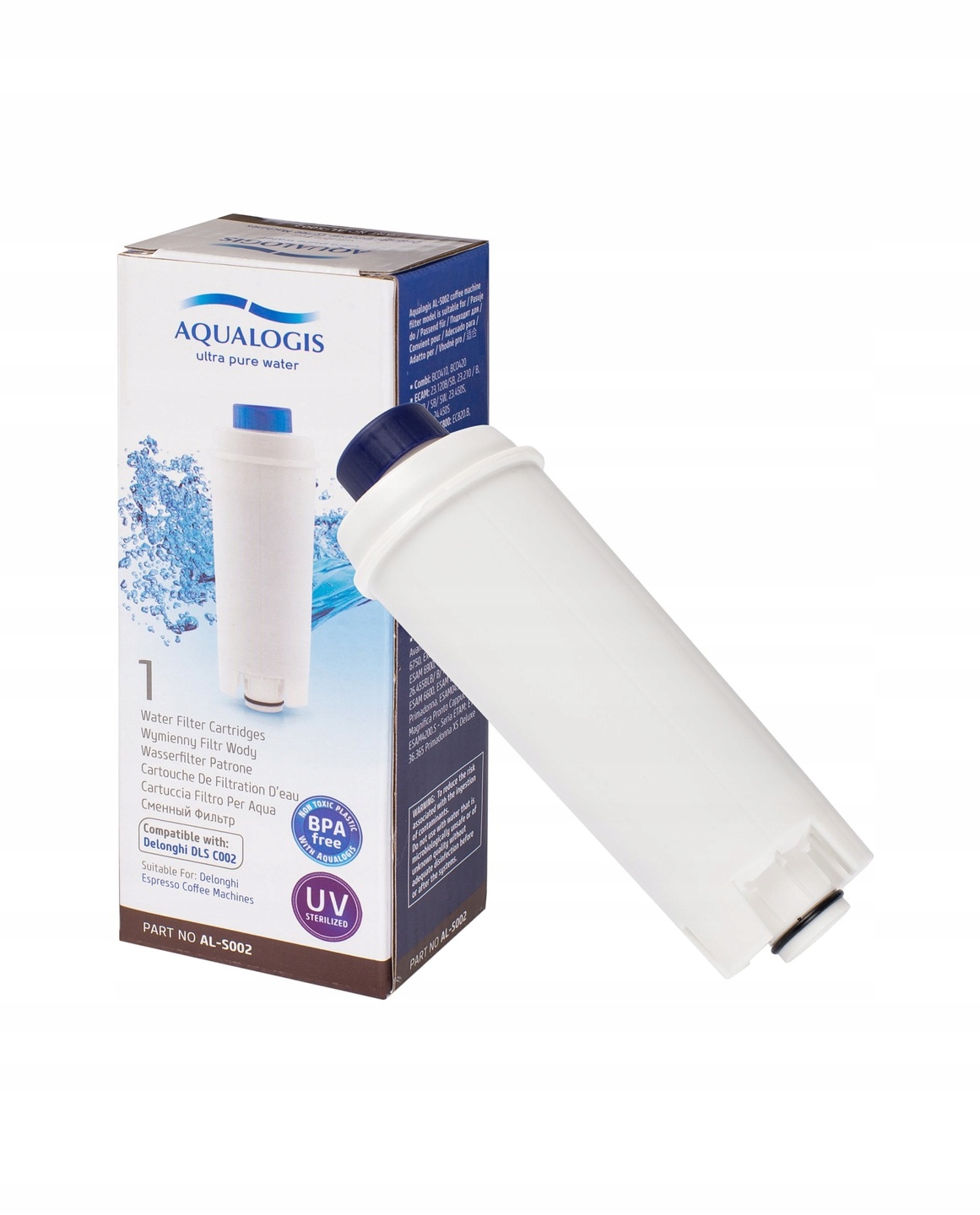 FILTR ALS002 DO EKSPRESU DELONGHI SER3017 DLS C002 Marka Aqua