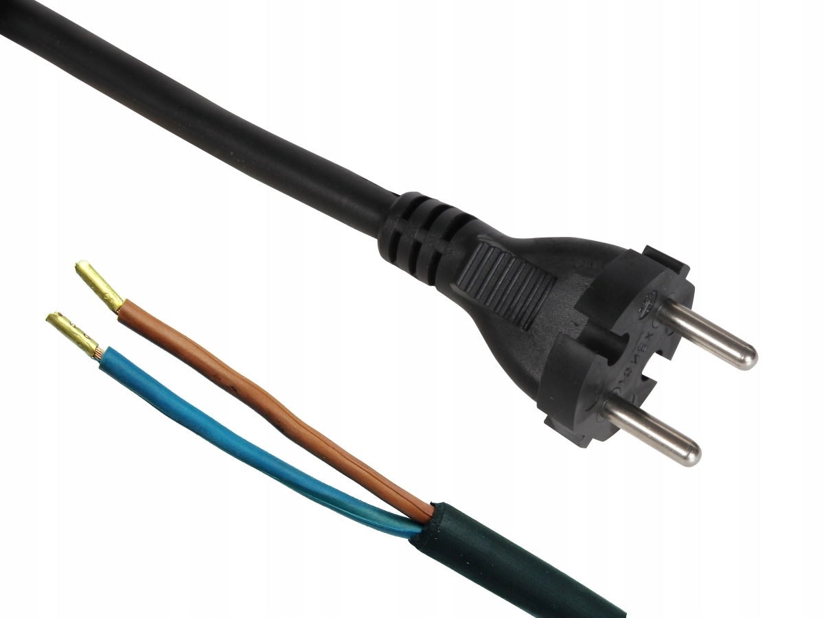 

Przewód kabel z wtyczką Guma 2x1,5 3m