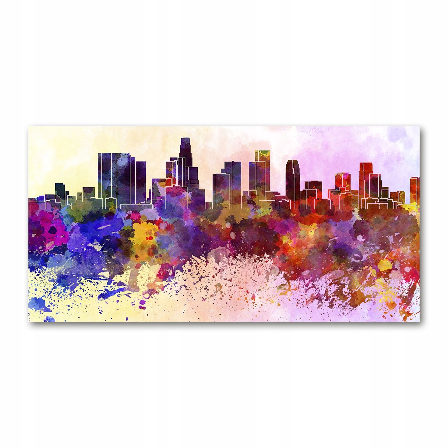 

Foto obraz szklany Los Angeles kolory 140x70