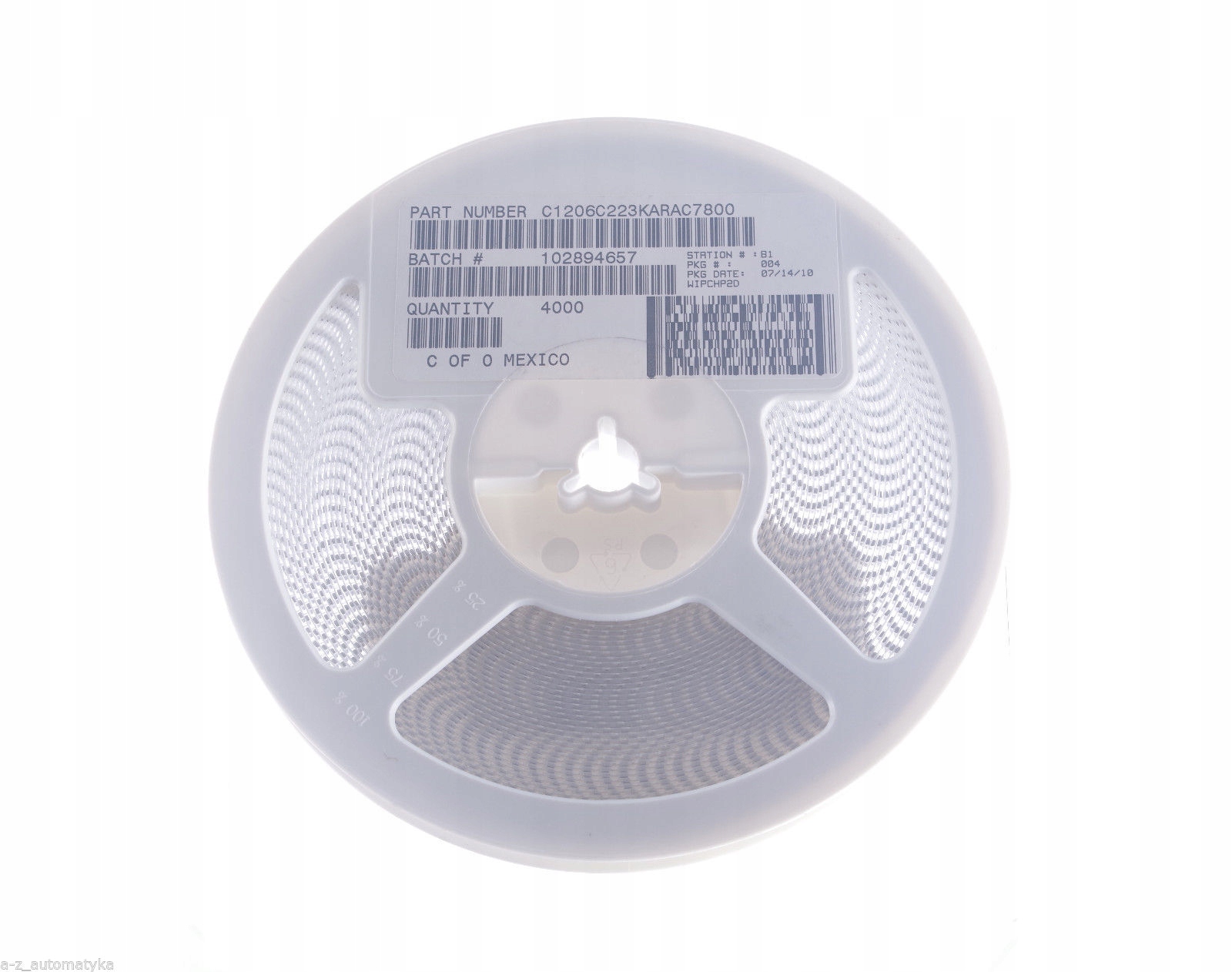 

MLCC Smd Smt 250VDC 22nF 1206 X7R 10% 100szt