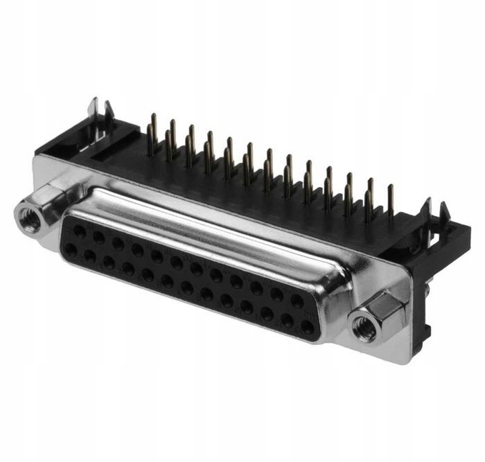 

Gniazdo DB25 żeńskie kątowe do druku