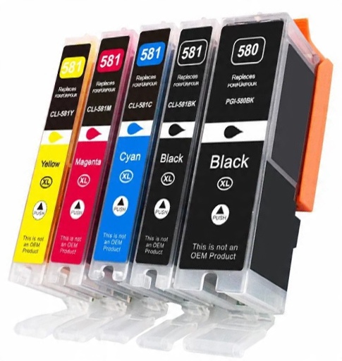 

5 Tusze do Canon TS9150 TS9155 TS9550 TS9551C Nowe