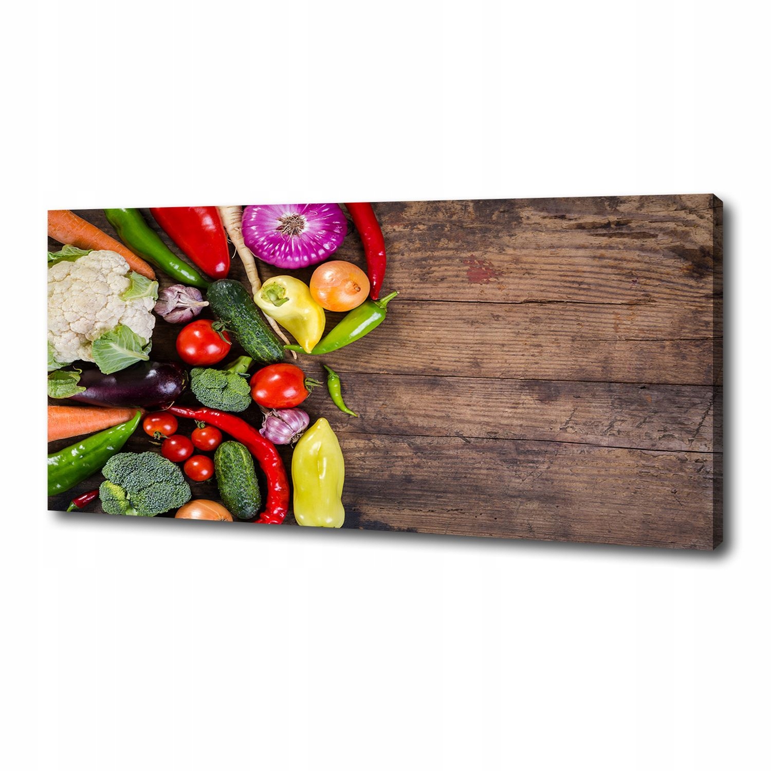 

Foto obraz canvas na ścianę Warzywa 125x50 cm