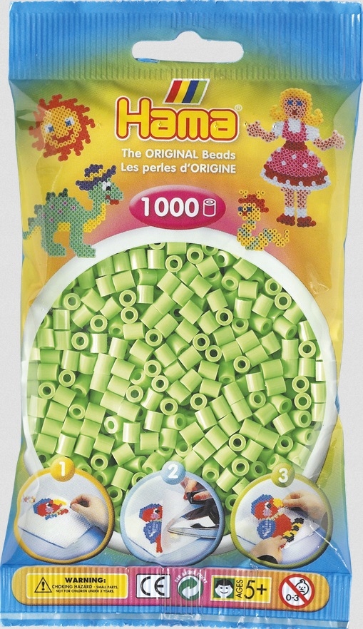 

Koraliki Hama MIDI 1000 207-47 Zielone Pastelowe