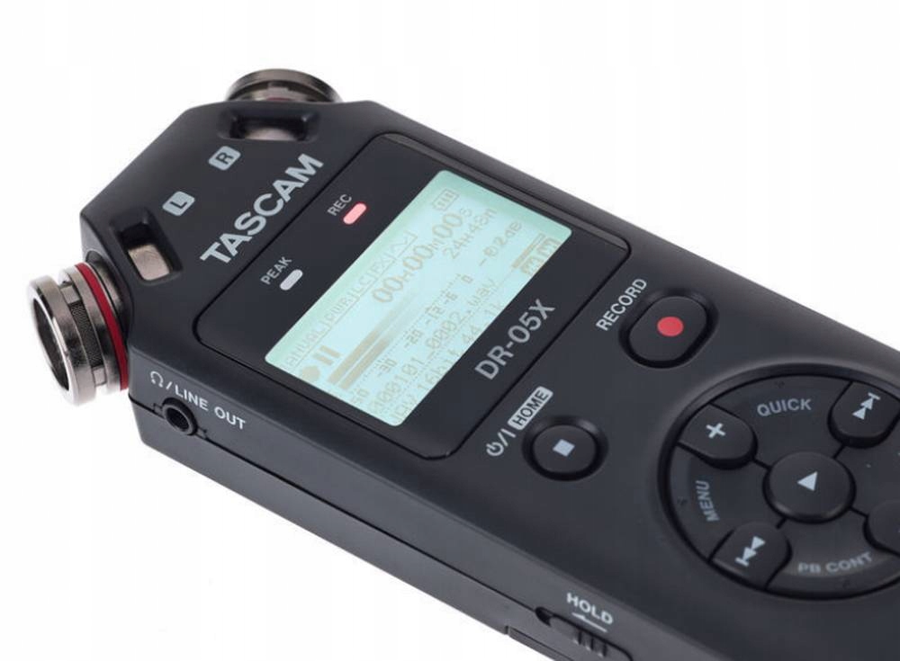 Rejestrator stereo Tascam DR-05X interfejs audio USB Marka Tascam
