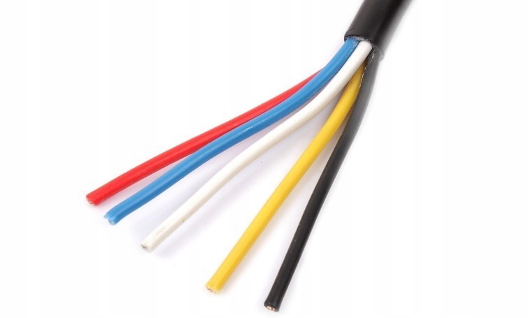 

Przewód do przyczep YLYs 5x1mm2 czarny 5-żył 24V