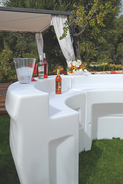 Orginalny podświetlany LED duży BAR, MADE IN ITALY Stan opakowania oryginalne