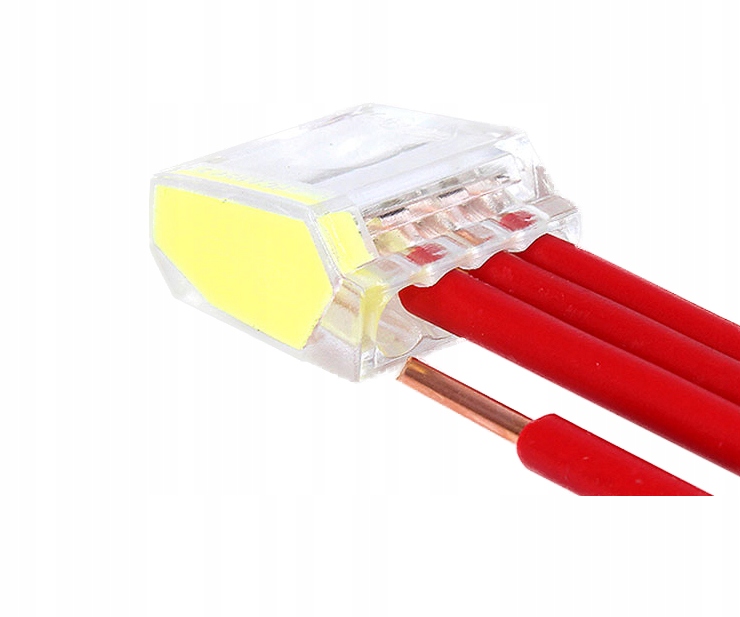 

Szybkozłączka PC-254 4x0,8-2,5mm Drut 100 Sztuk