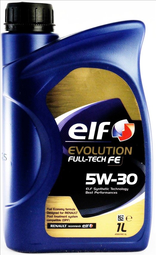 OLIO ELF EVOLUTION FULL-TECH FE (ex SOLARIS DPF) 5W30 1 litro PER RENAULT  ORIGI 