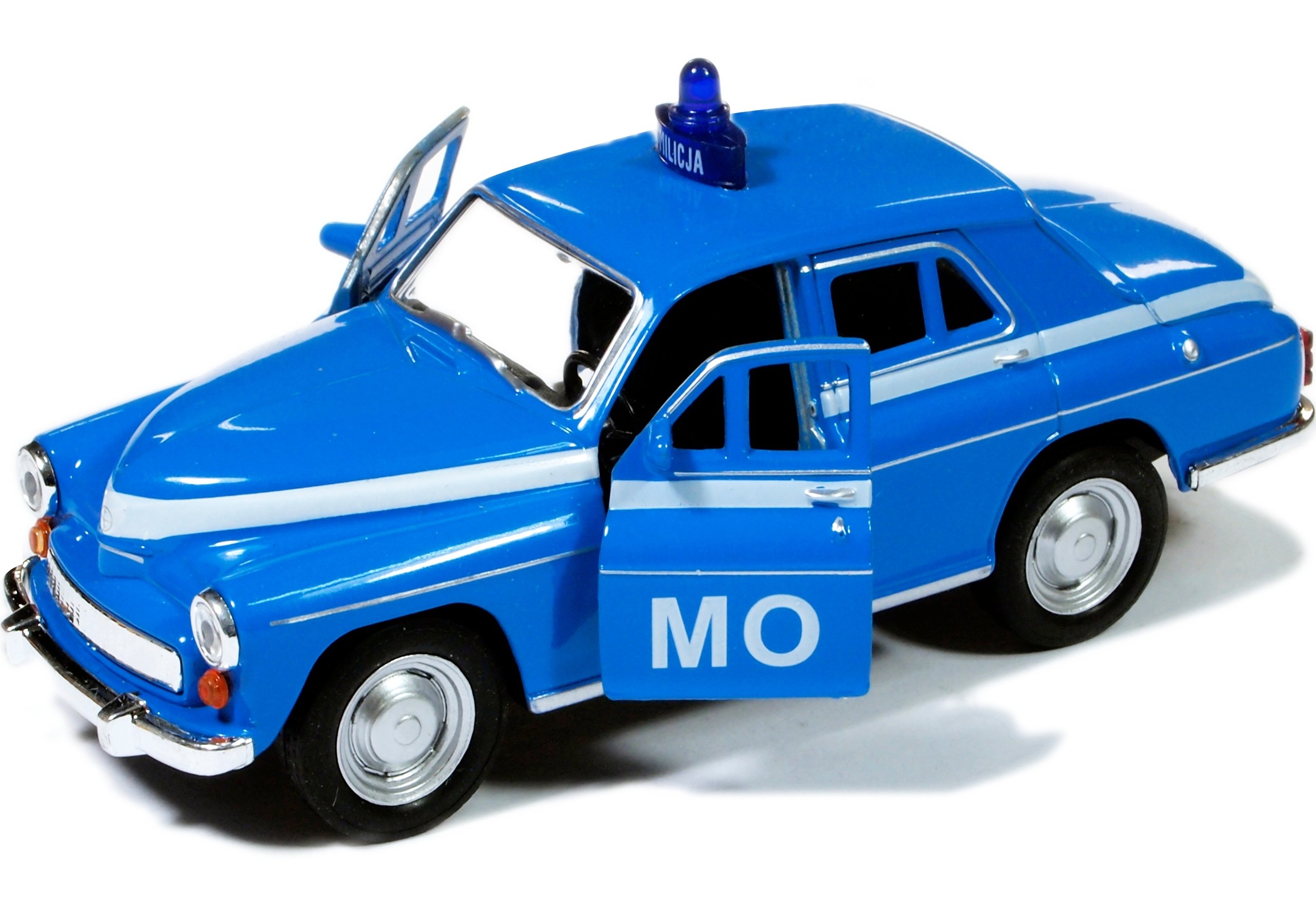 

Metalowe Auto Samochód Warszawa Mo Milicja Prl