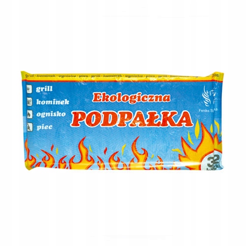 

Podpałka eko (szara) 32-kostki do kominka, pieca