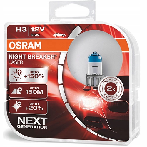 

Osram żarówki H3 Night Breaker Laser +150% DuoBox