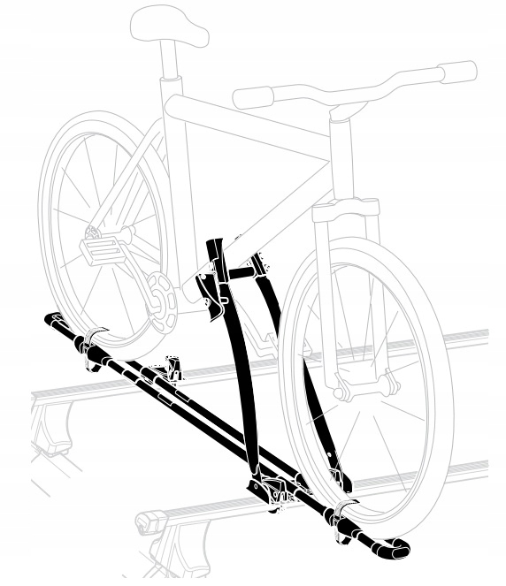 BAGAZNIK UCHWYT NA ROWERY NA DACH ORYGINAL SKODA Manufacturer Other