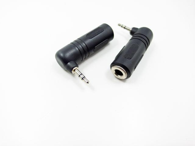 

przejście wt mini jack / gn duży jack kątowa