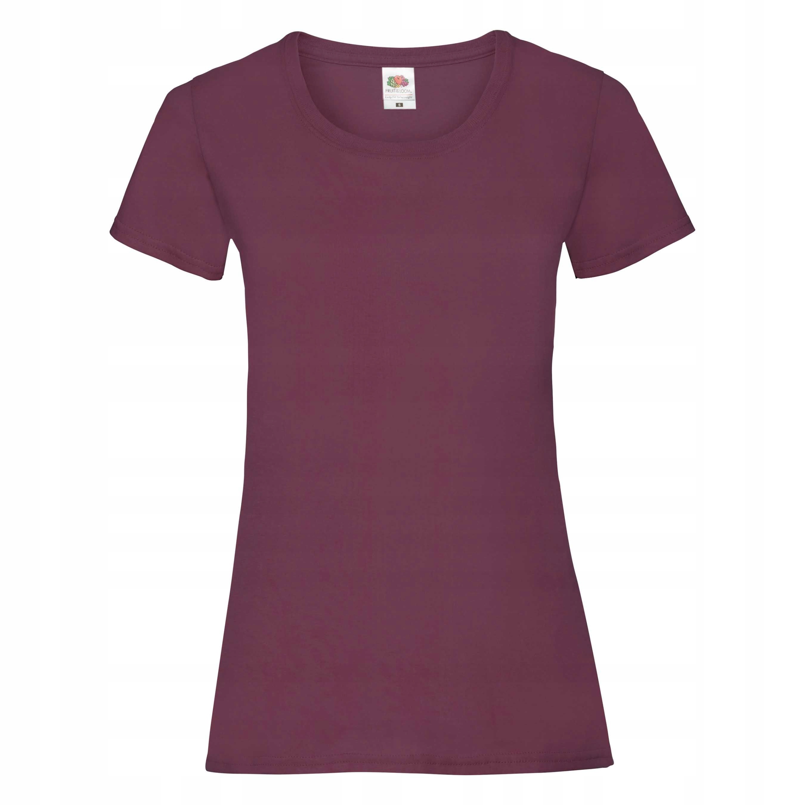

Koszulka Damska Fruit Of The Loom Tshirt Burgun Xs
