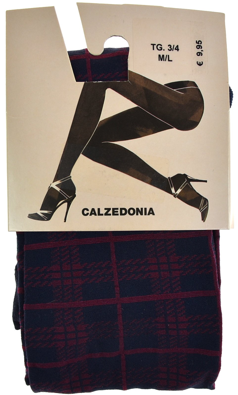 

Calzedonia rajstopy kryjące krata kratka S/m 1/2