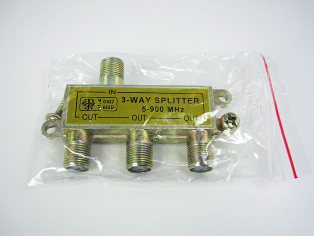 

spliter splitter antenowy F rozgalęziacz 1 / 3