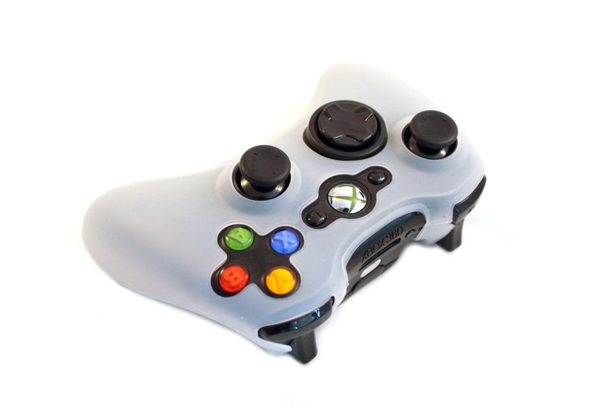 IRIS Silikonowy pokrowiec etui osłona na pad do Xbox 360 ziel-bia-czarny