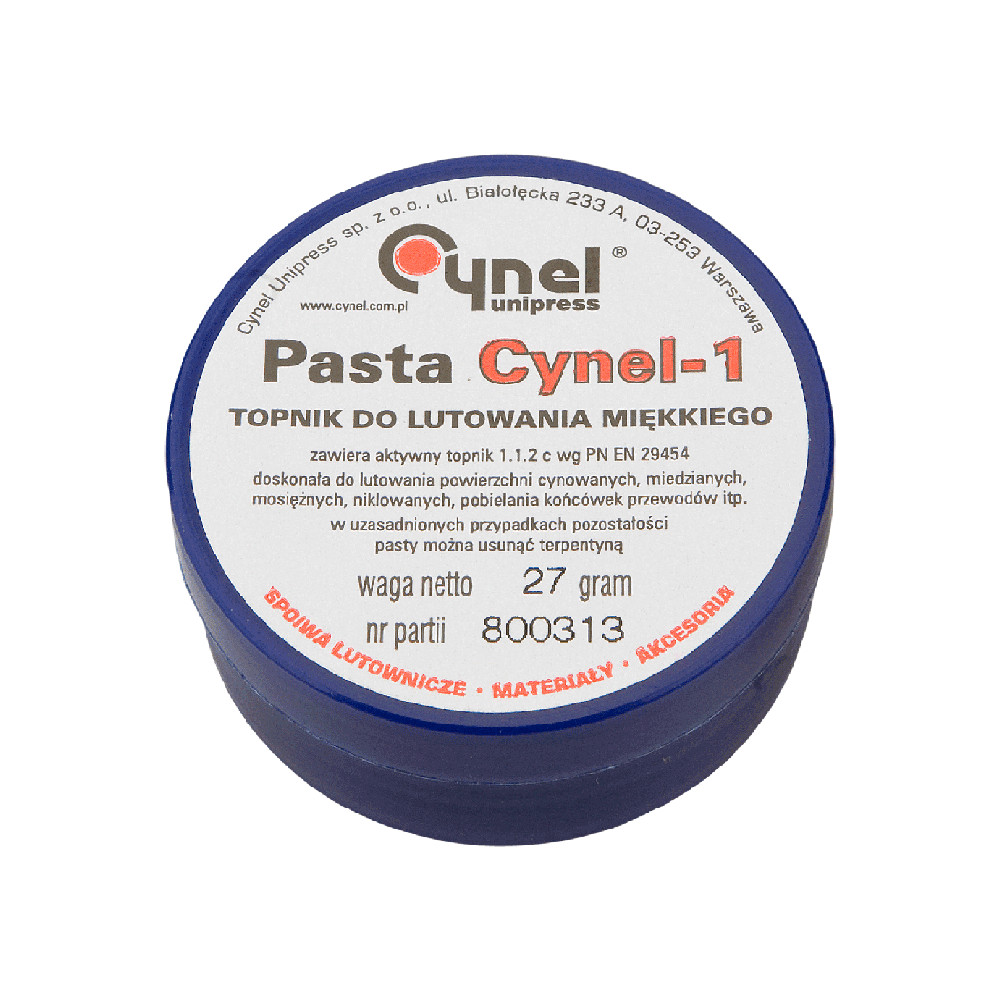 Topnik do lutowania miękkiego 27 g Cynel