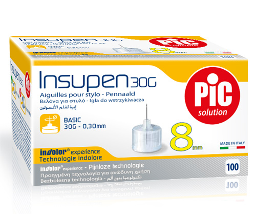 

Igły Insupen 30G (0,30mm) x 8mm do penów, 100 szt.