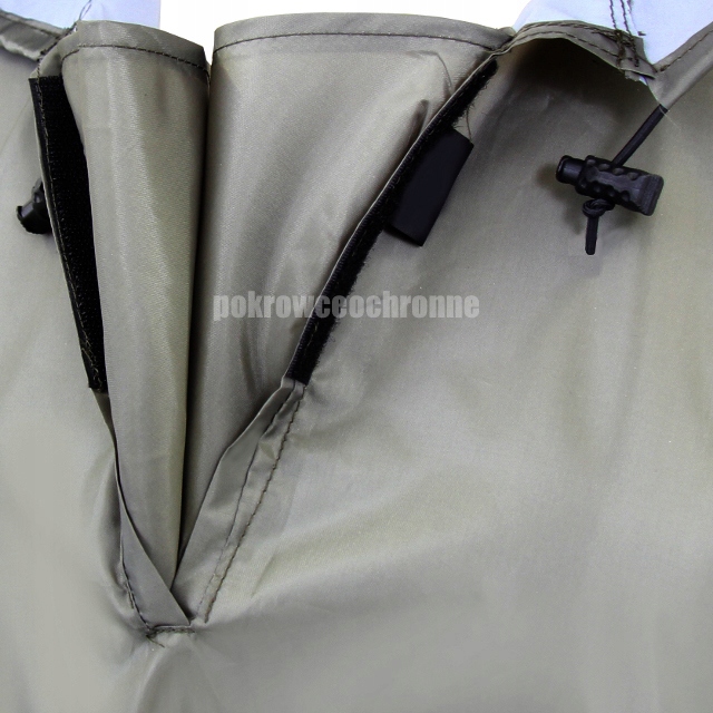 LEKKA PELERYNA PONCHO PŁASZCZ PRZECIWD.XL CZARNY Długość do kolan