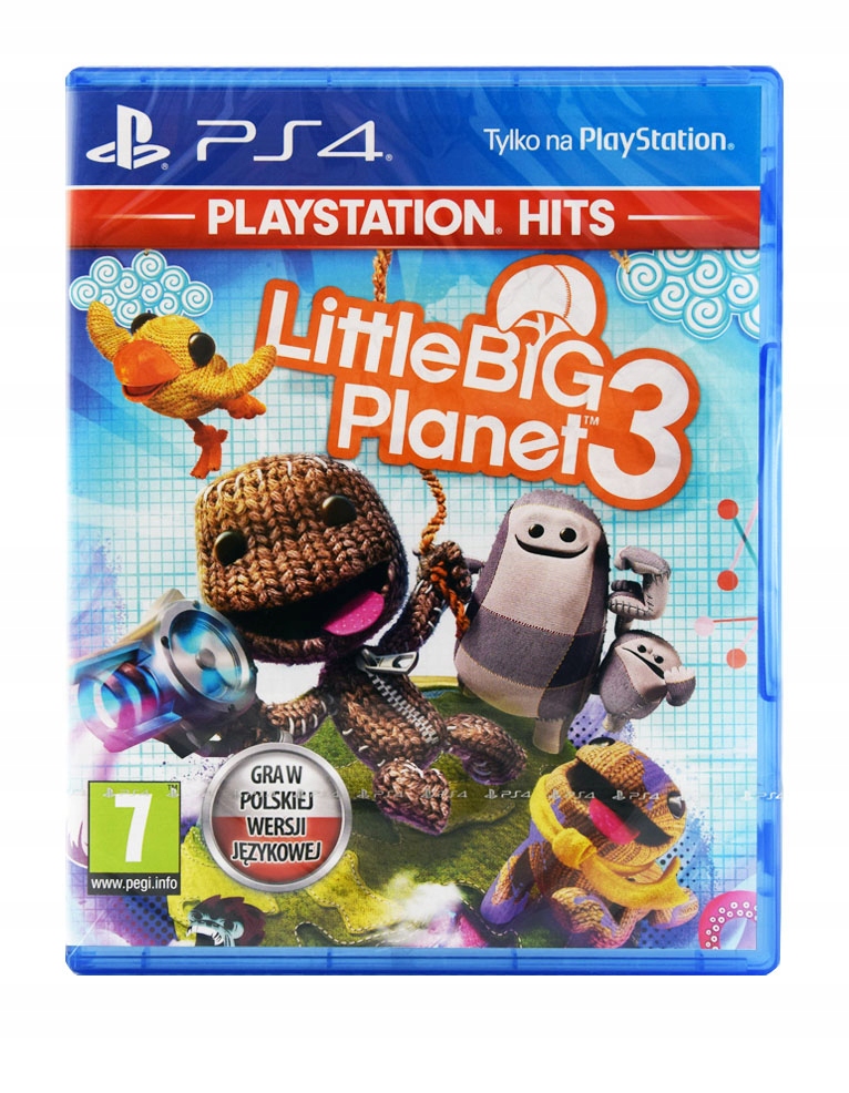 LITTLE BIG PLANET 3 / PS4 / POĽSKÁ VERZIA / NOVÁ