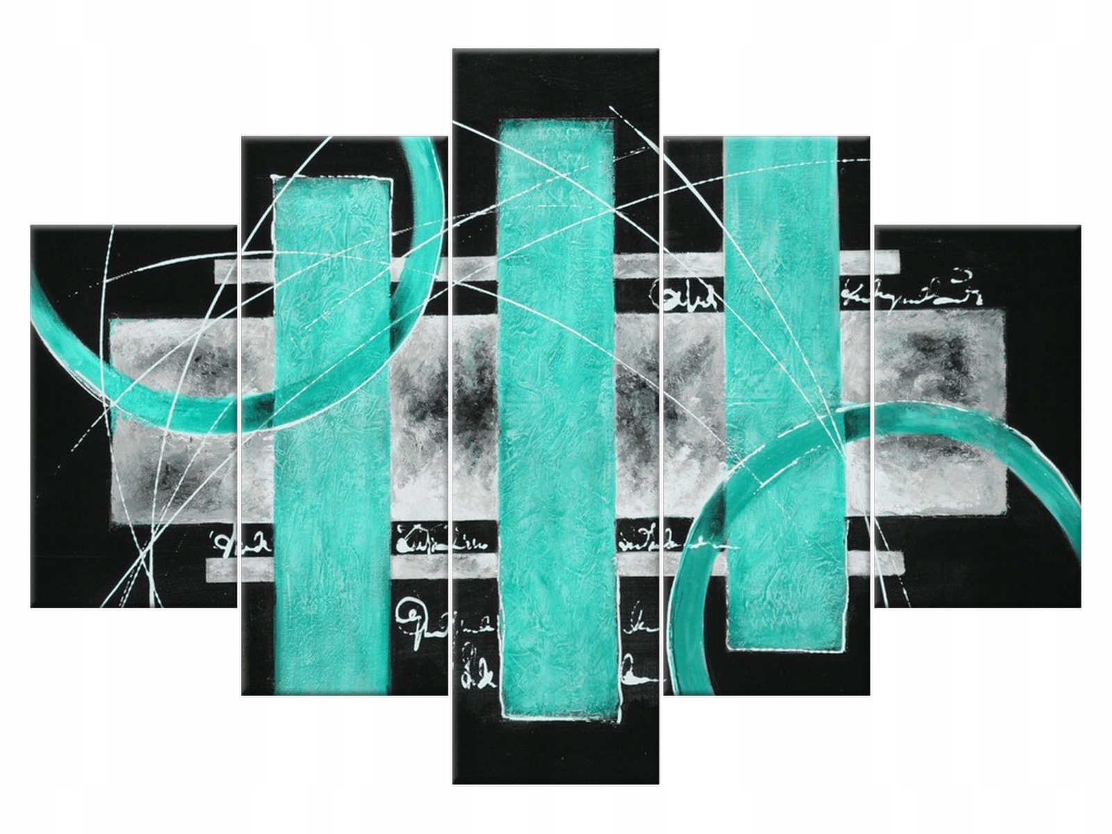 

Obraz Jak malowane Turkusowa abstrakcja 150x105