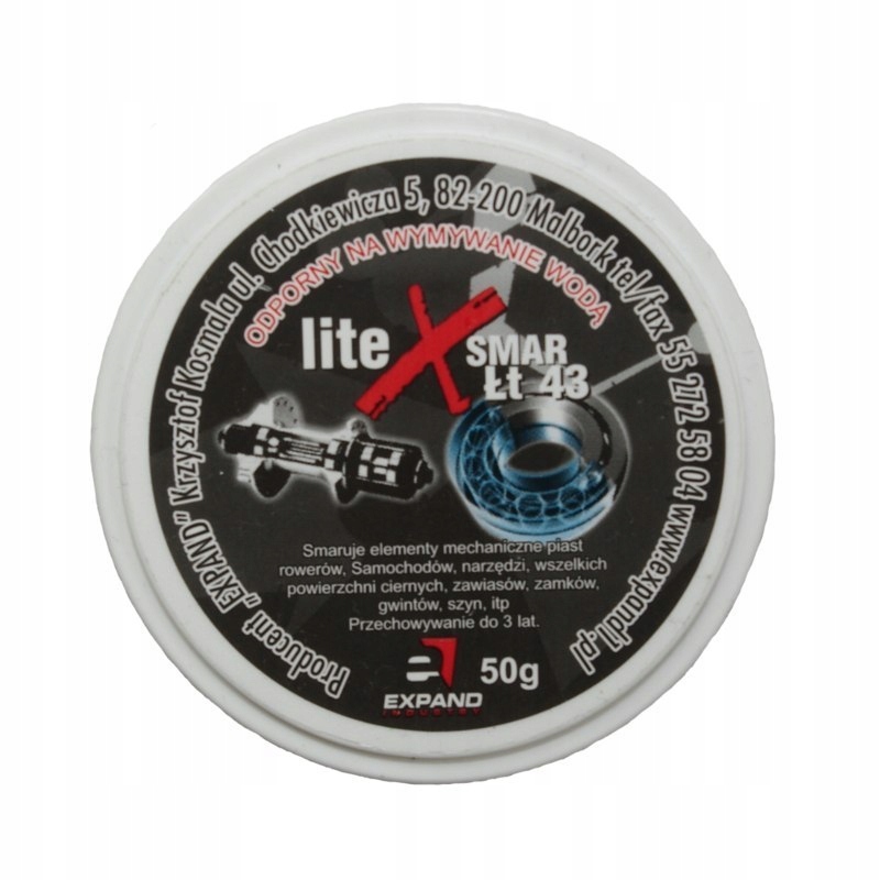 

Smar do łożysk Łt 43 ŁT-43 Expand 50g Box