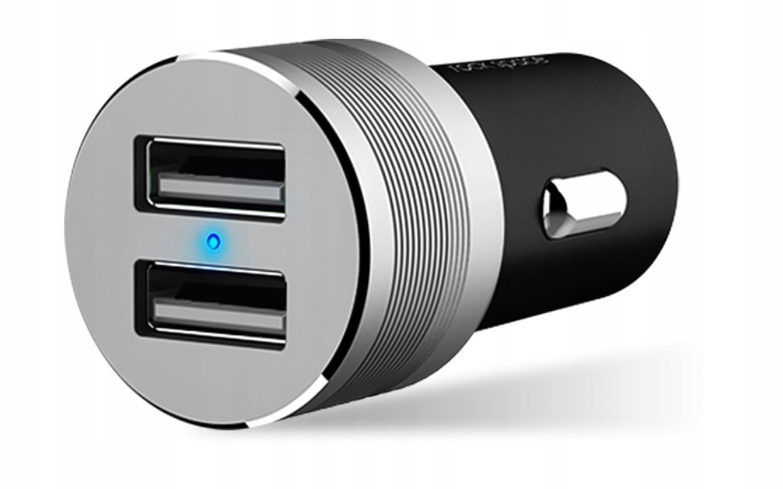 

Rock szybka ładowarka samochodowa 2xUSB 2.4A Mocna