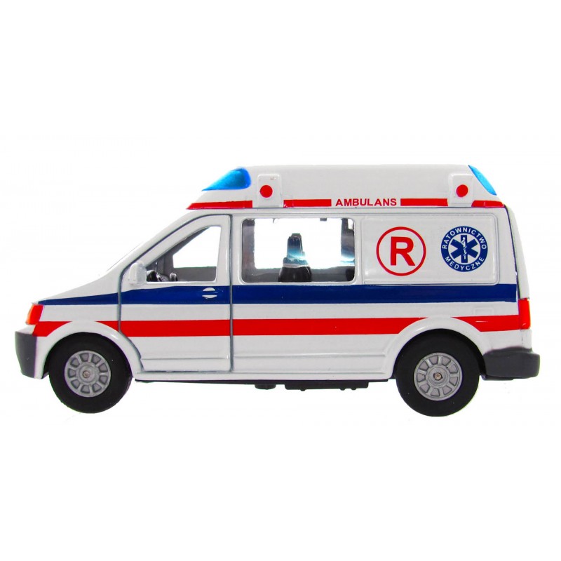 auto metalowe z dźwiękiem AMBULANS HKG004 — 7
