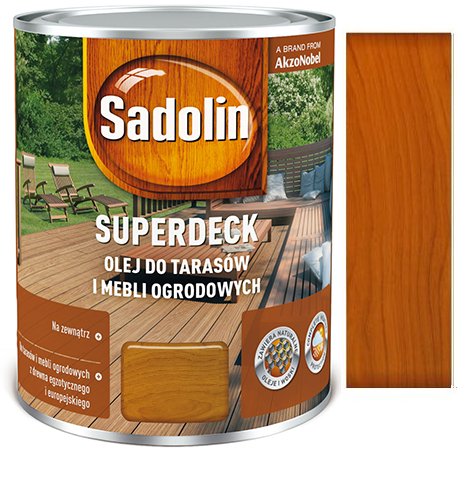 

Sadolin Superdeck 5l Olej do drewna Mahoń