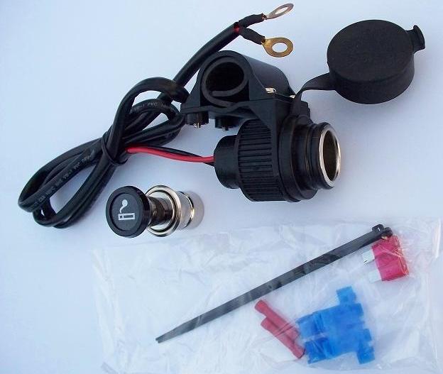 ГНЕЗДО ПРИКУРИВАТЕЛЯ МОТОЦИКЛА 12V / 120W
