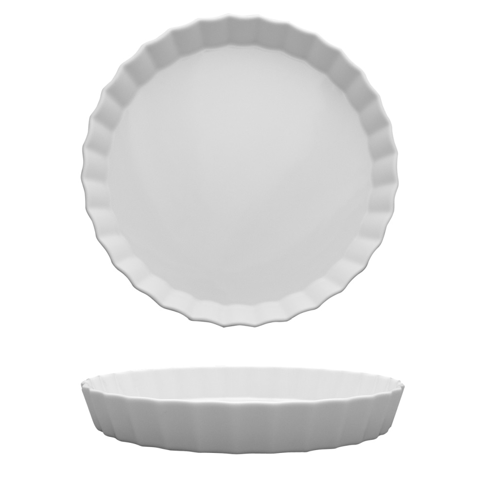 CZARKA NACZYNIE RYFLOWANE DO TARTY 27,5cm LUBIANA